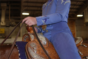 Leather show chaps